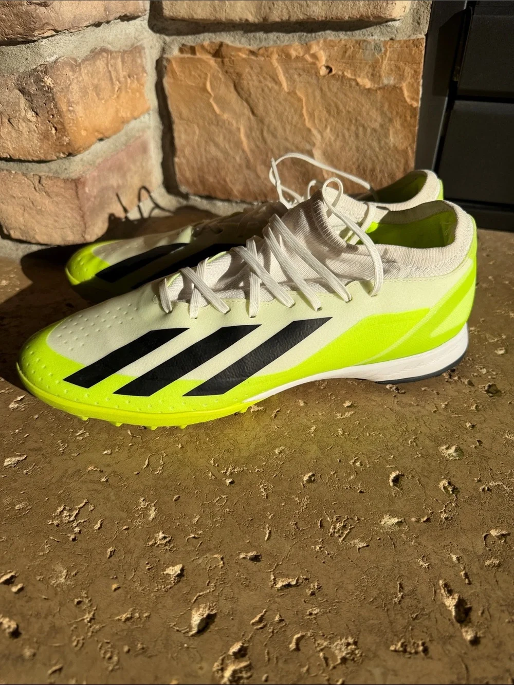 NWOT adidas X Crazyfast Men’s Soccer Turf Shoes - Neon size 10.5